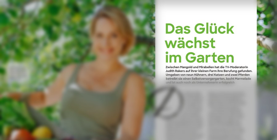 Vorschau: Das Glück wächst im Garten